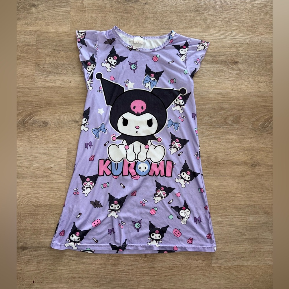 Kuromi Purple Nightgown